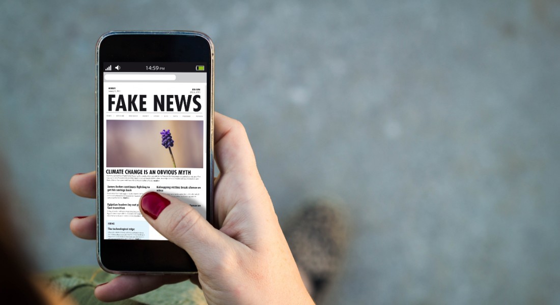 Fake news telefon