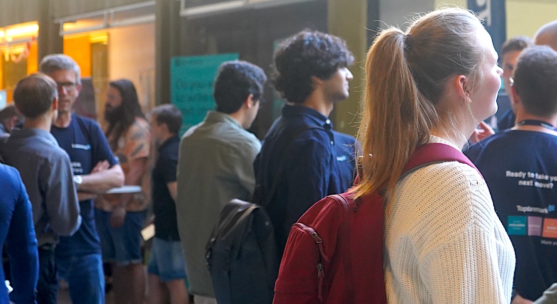 Students at DIKU - IT Career Day 2023
