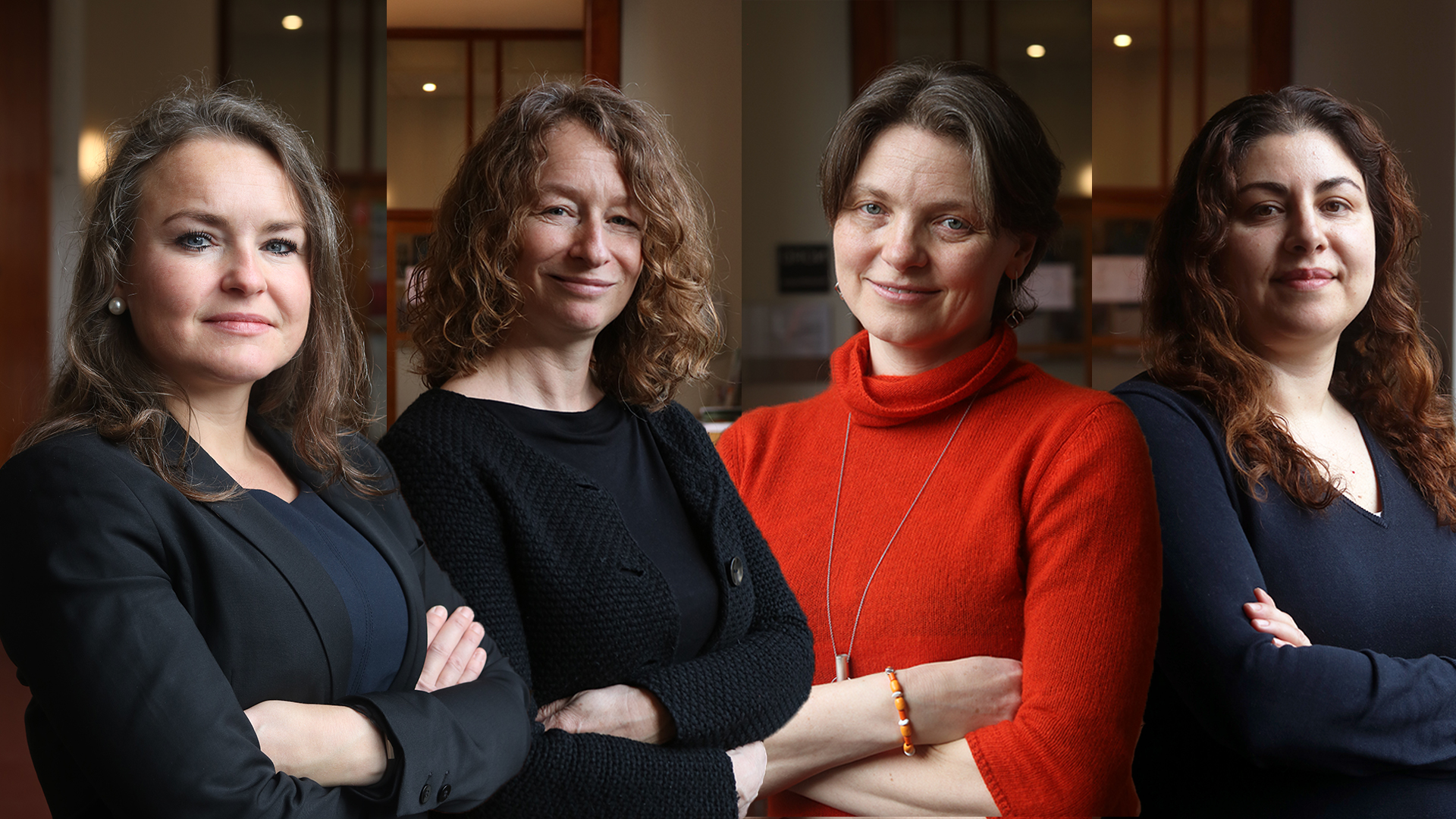 From left: Katarzyna Wac, Marleen de Bruijne, Irina Shklovski, and Christina Lioma.