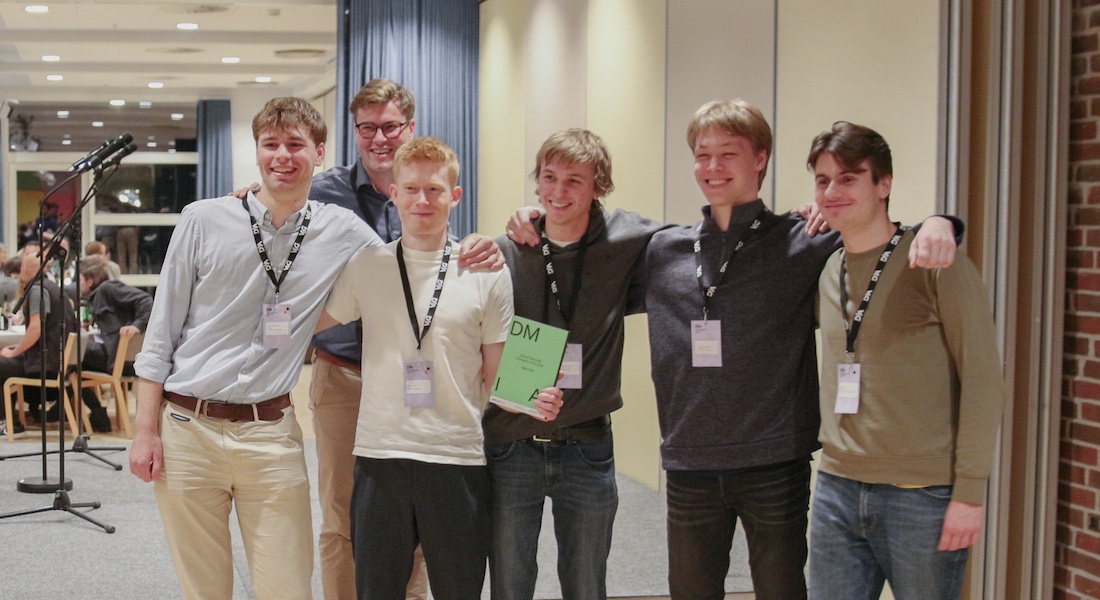 Picture of the winners of DM in AI at the D3A 2.0 conference 2024