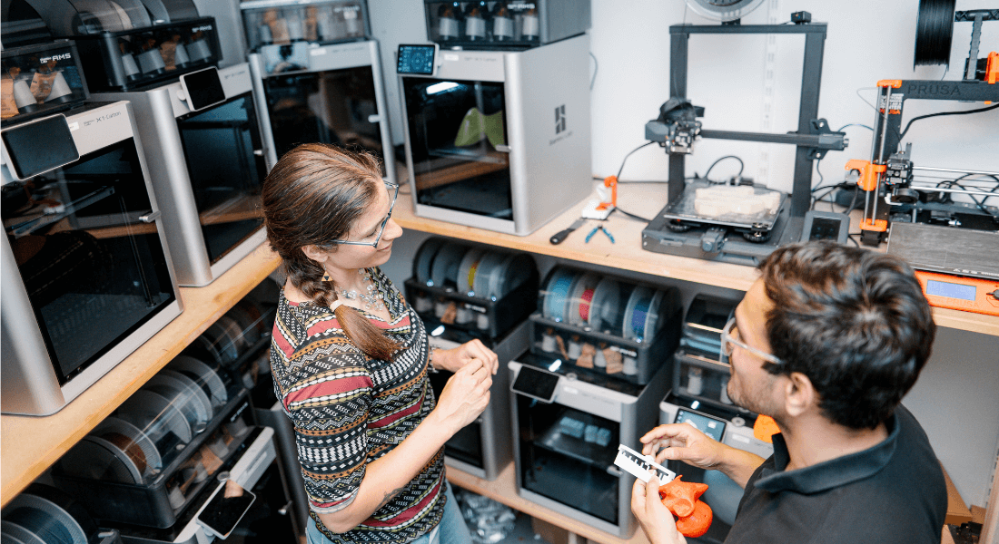 3D printer room