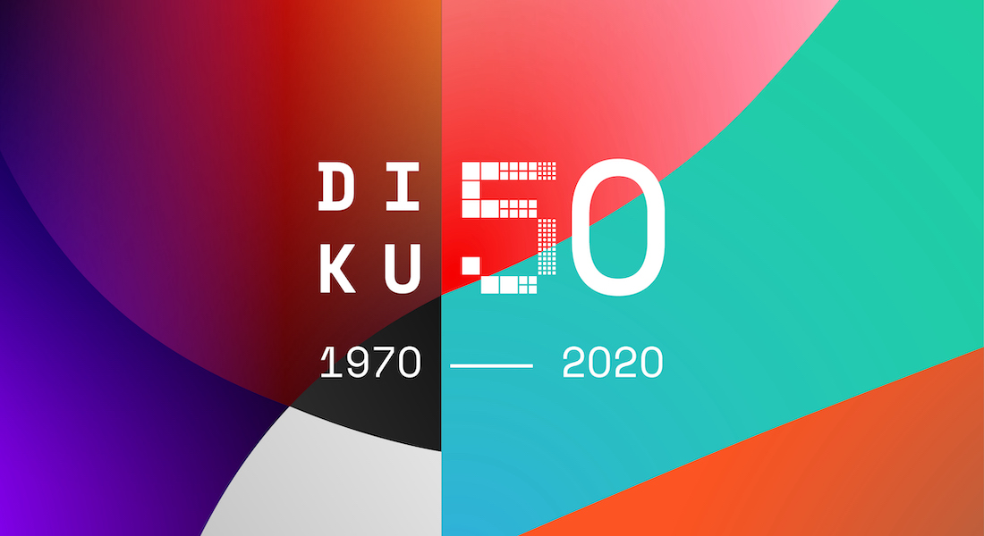 DIKU 50 år-logo